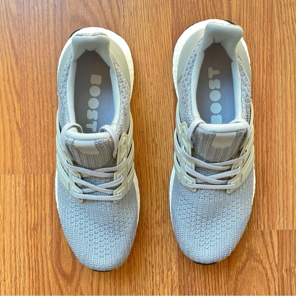 ADIDAS GRAY WHITE DNA ULTRABOOST SNEAKERS SHOES - Picture 6 of 9